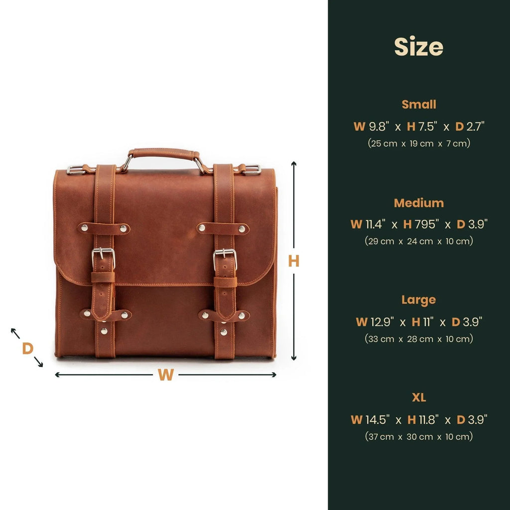 Genuine Leather Briefcase Bag Lora | Women's Work Bag