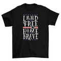 USA free and brave t-shirt design