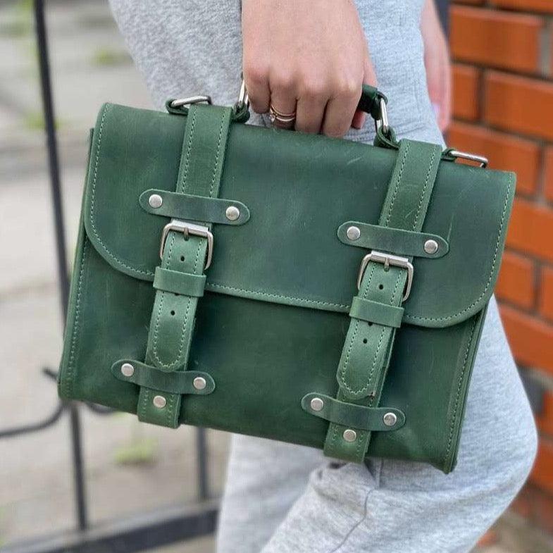 Genuine Leather Briefcase Bag Lora | Women's Work Bag